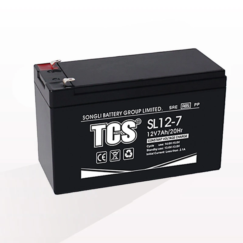 Tcs Chinese Manufacturer Energy Storage AGM Valve Regulated Sealed Lead Acid Dry Battery 12V 7ah Price for Electronic Scales