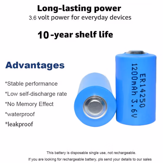 Специальная горячая продажа 2/3A 1700 мАч 3,6 В Er17335m литиевая основная батарея оптом Er17335m